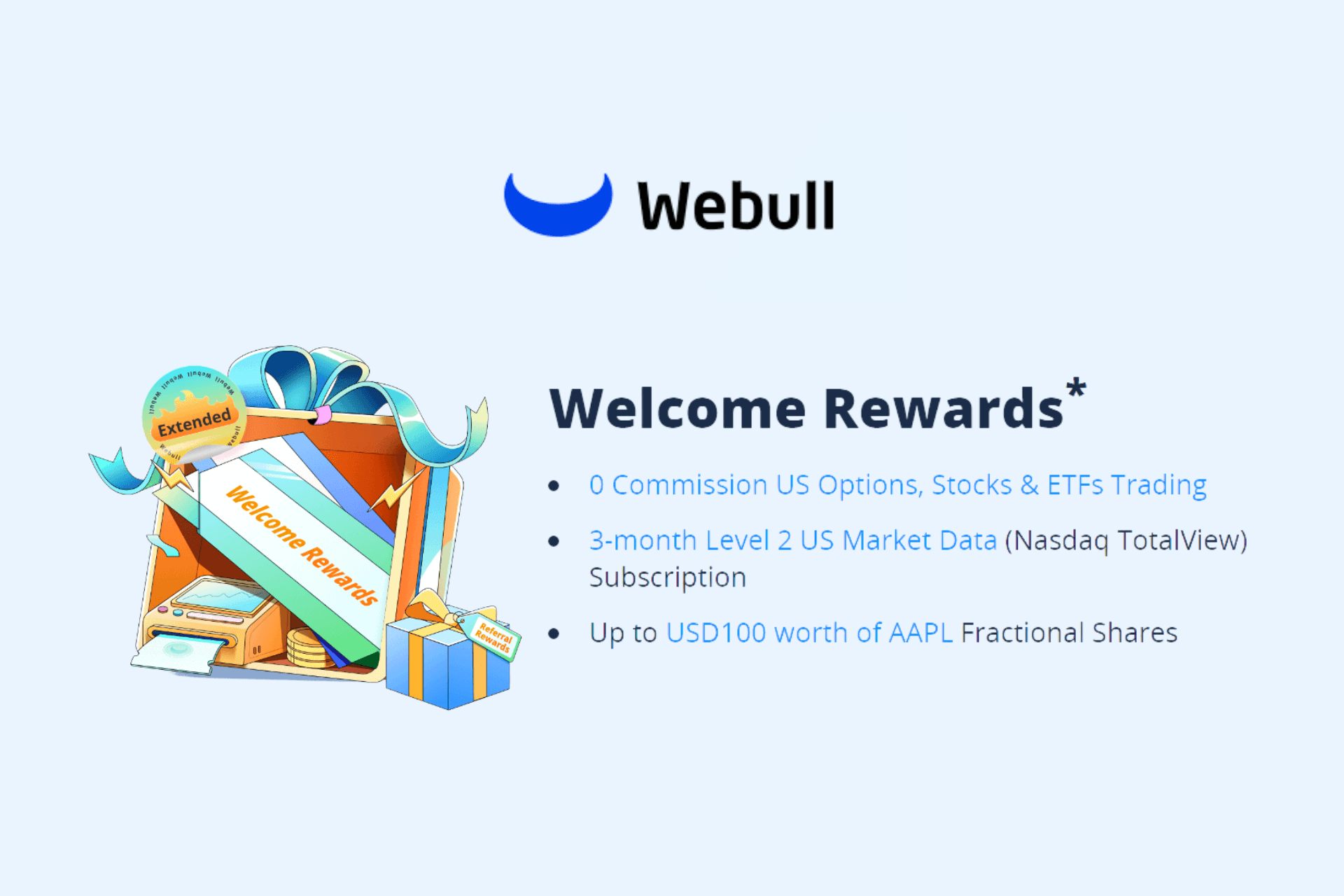 Read more about the article Webull Promotion: Get USD100 worth of Apple fractional stock for New Sign Up (valid til 14 July 2022)