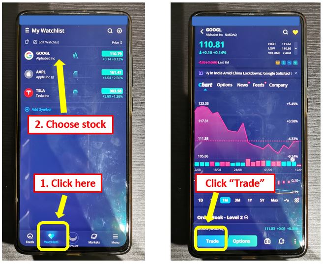 Webull - How to buy stock (1)