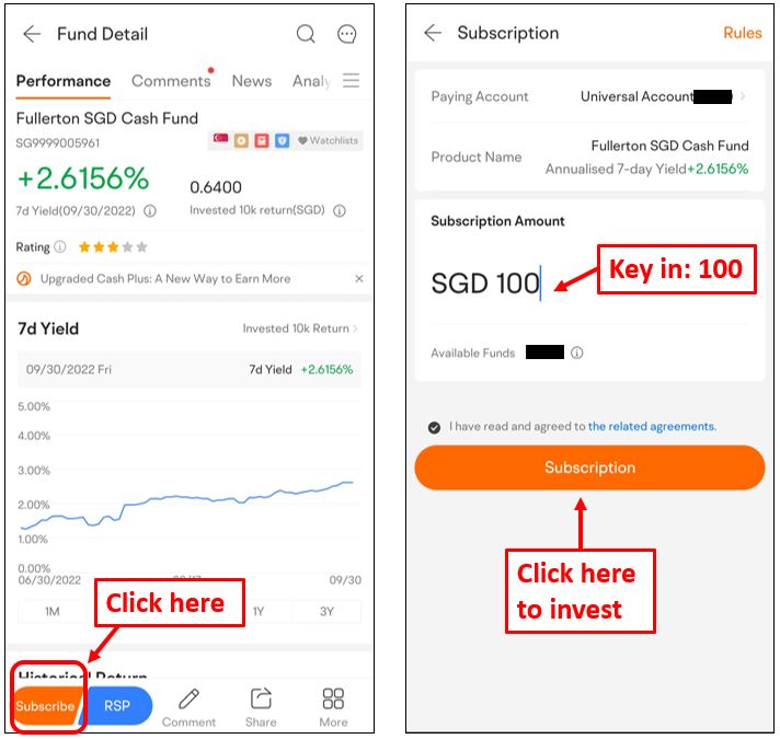 moomoo cash plus - how to subscribe