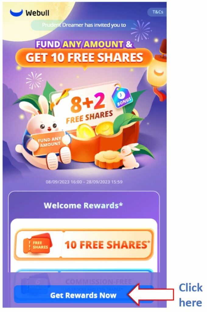 Webull Free Share Promotion September 2023 upsized